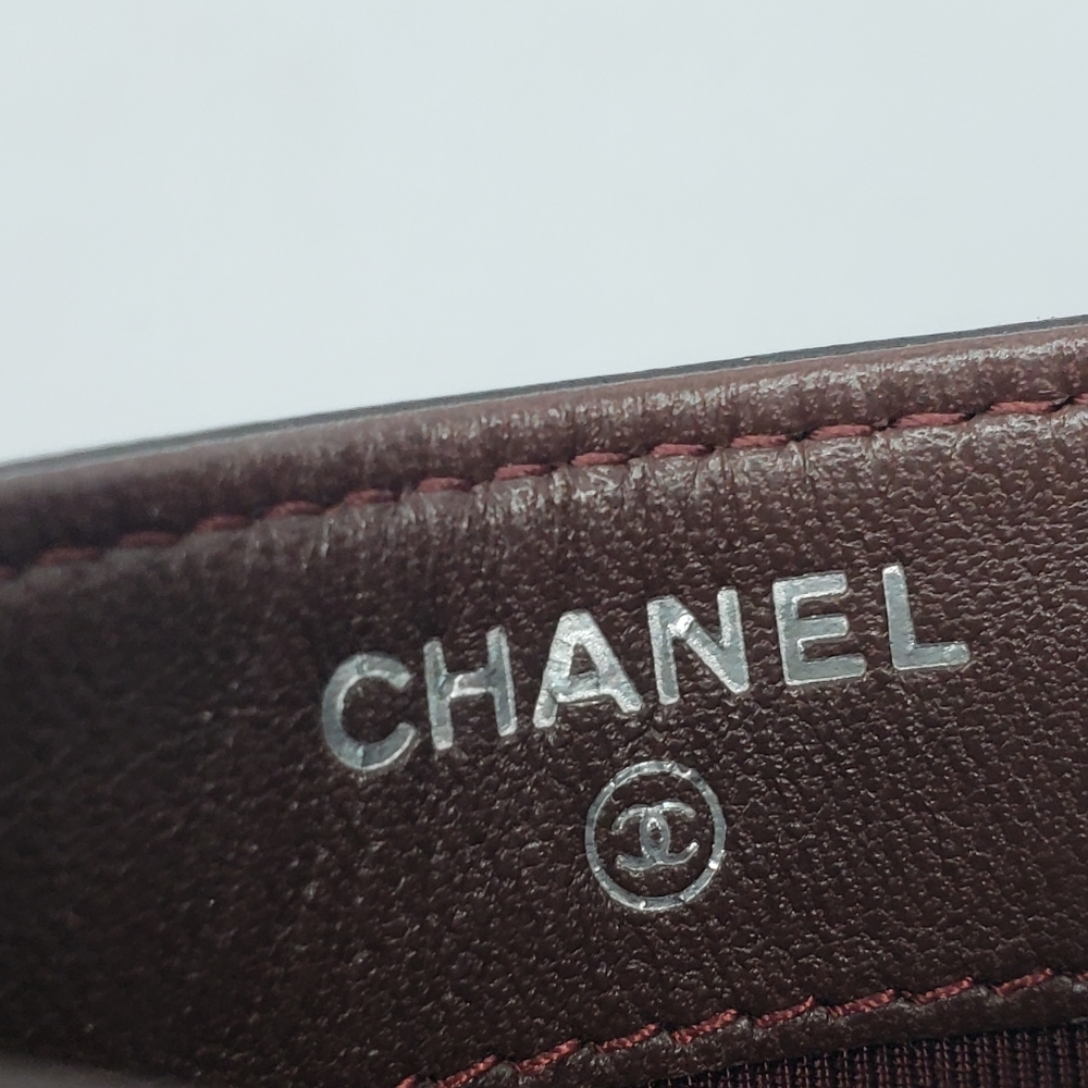 Chanel lambskin leather cardholder black/silver with box and dustbag - Picture 6 of 6